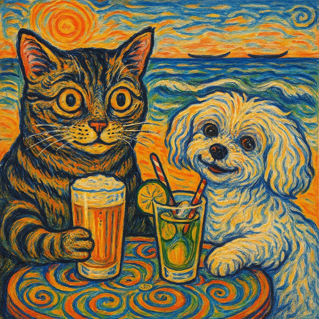 Inspirado no artista Louis Wain